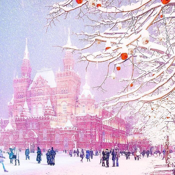 Сказочная рождественская Москва в фотографиях Кристины Макеевой