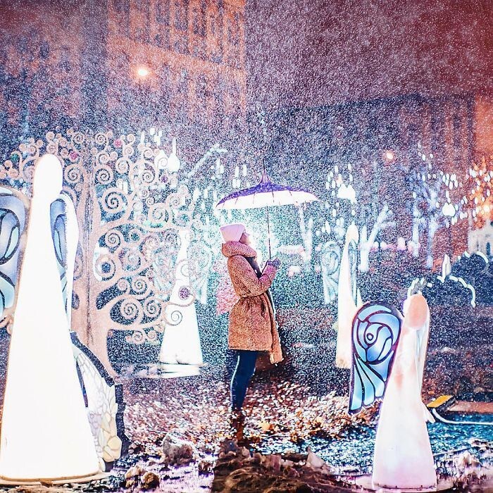 Сказочная рождественская Москва в фотографиях Кристины Макеевой