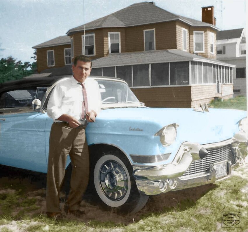 Cadillac in the 1960's. Pine Point, Maine