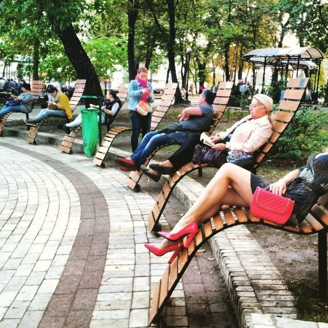 В парке им. Шевченко