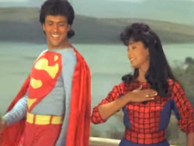 Потный супермен и женщина-паук