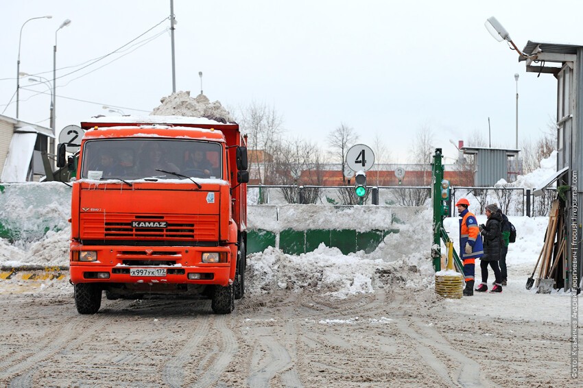 Стационарный снегосплавный пункт в Москве