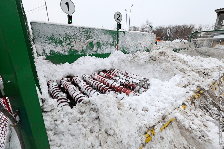 Стационарный снегосплавный пункт в Москве