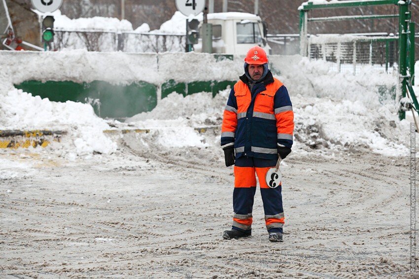 Стационарный снегосплавный пункт в Москве