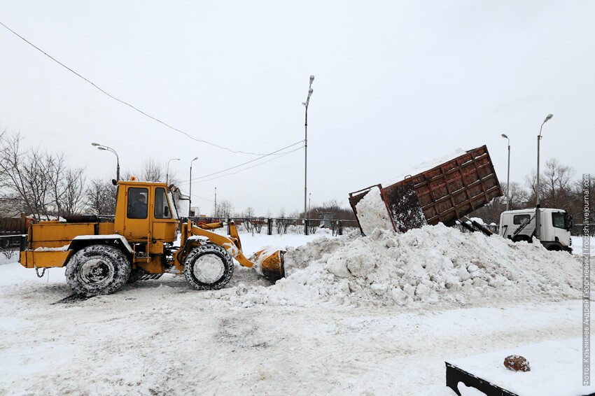 Стационарный снегосплавный пункт в Москве
