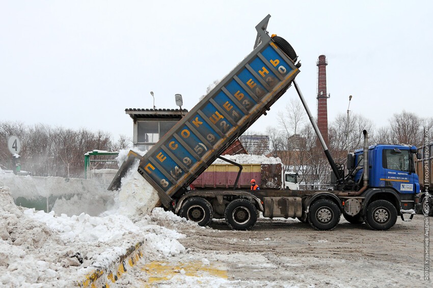 Стационарный снегосплавный пункт в Москве