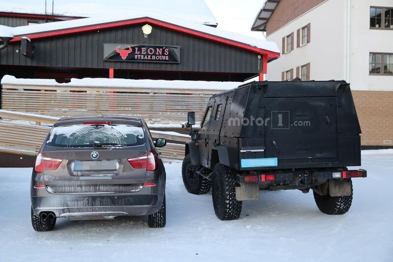 Легкая бронированная патрульная машина на базе Mercedes G-Class