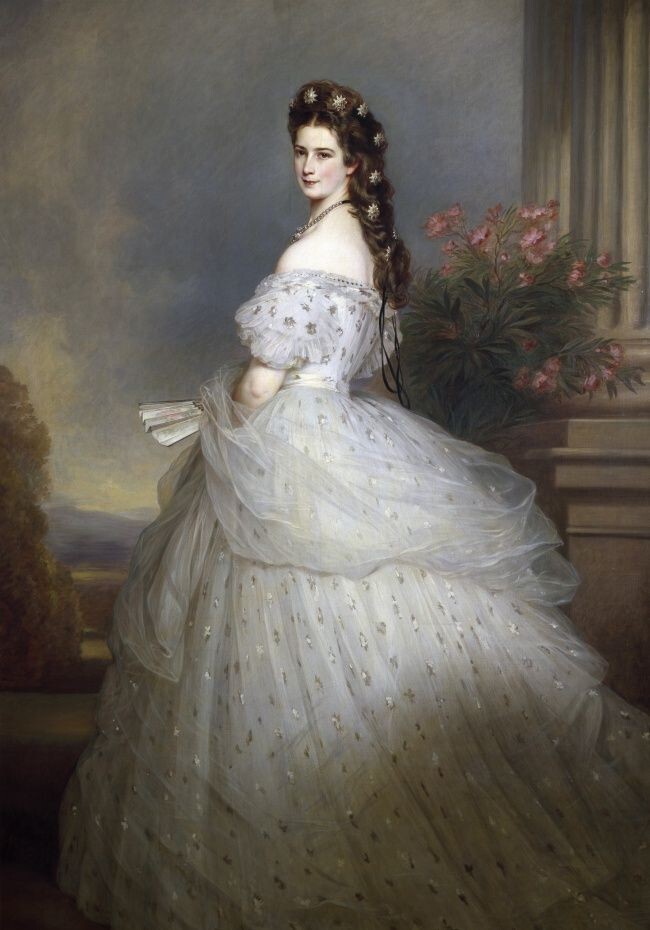 6. Елизавета Баварская, королева Австрии и Венгрии, 1864 год.