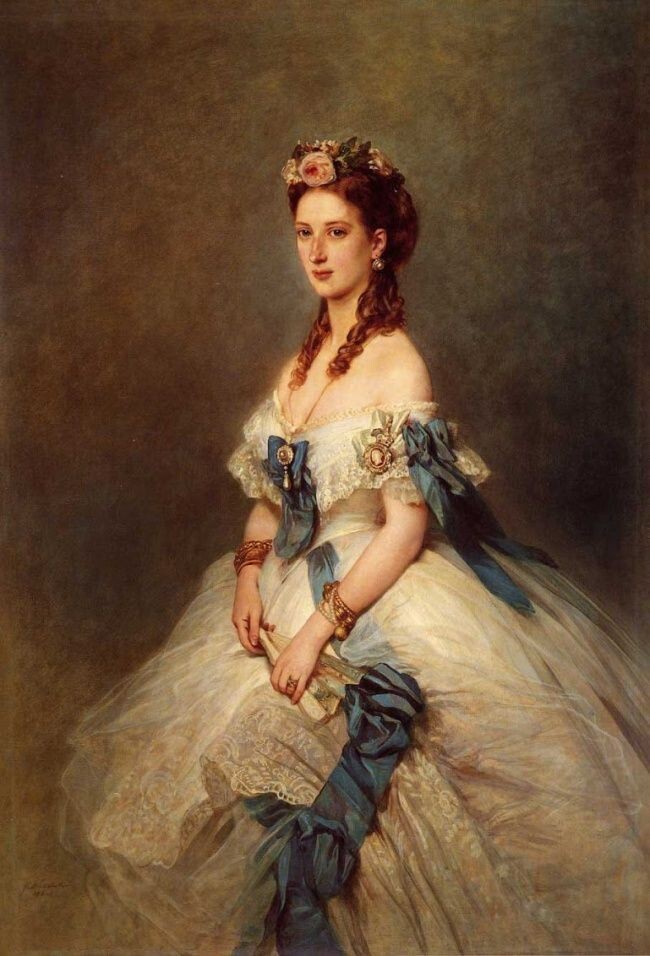 8. Александра, принцесса Уэльская, 1864 год.