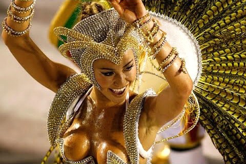Знойные бразильянки на карнавале в Рио-де-Жанейро: устоять невозможно