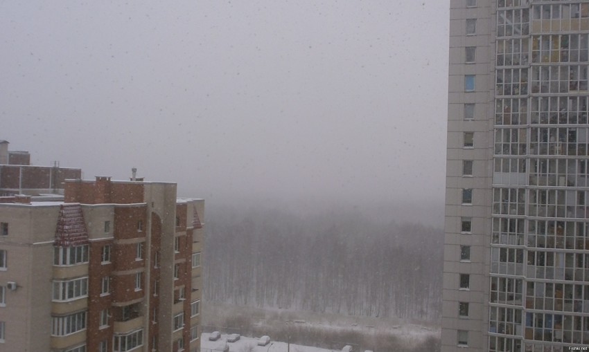 А в Петербурге сейчас снегопад и -2 за бортом