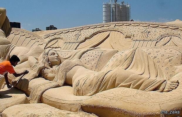 Шедевры из песка