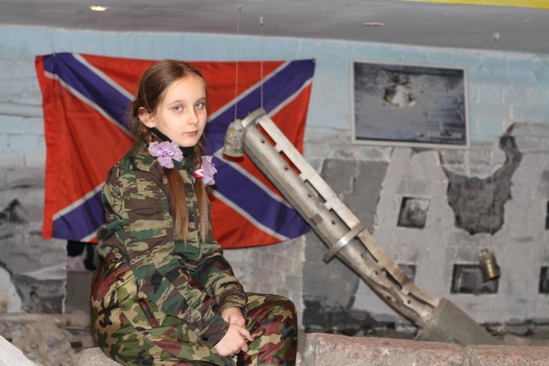 9-летняя Богдана из бригады "Призрак" 