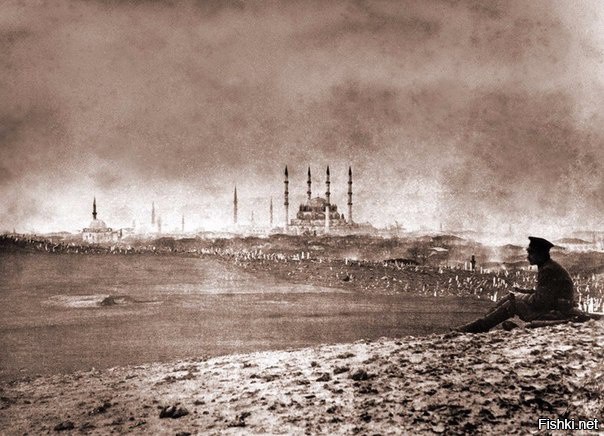 Русский солдат у стен Константинополя, 1878