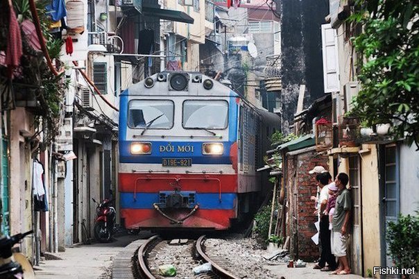 Ничего необычного, просто Вьетнамская железная дорога