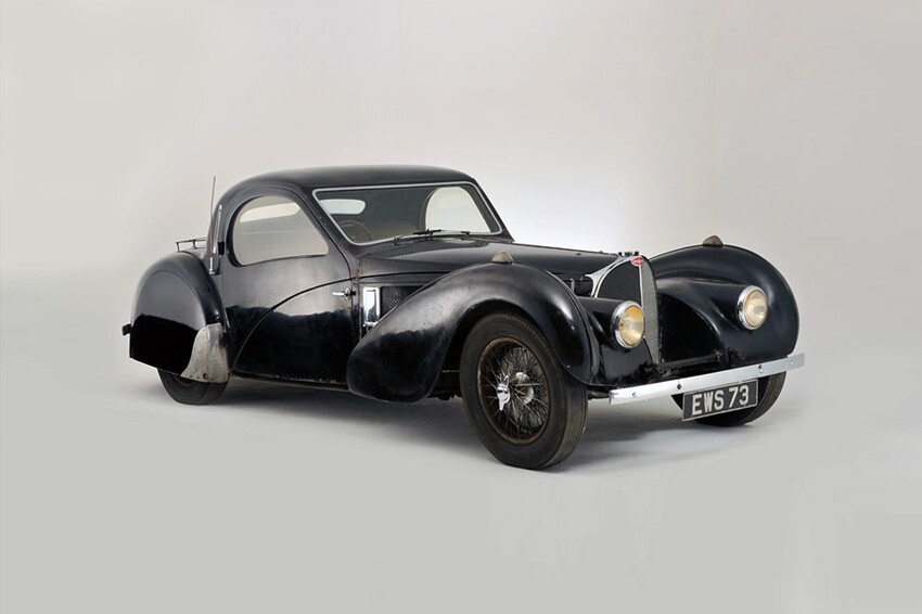 Самый редкий – 1937 Bugatti Type 57S Atalante Coupe