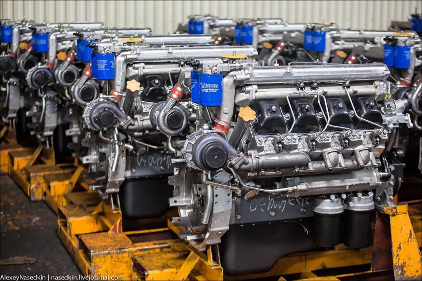 Производство двигателей для КамАЗов