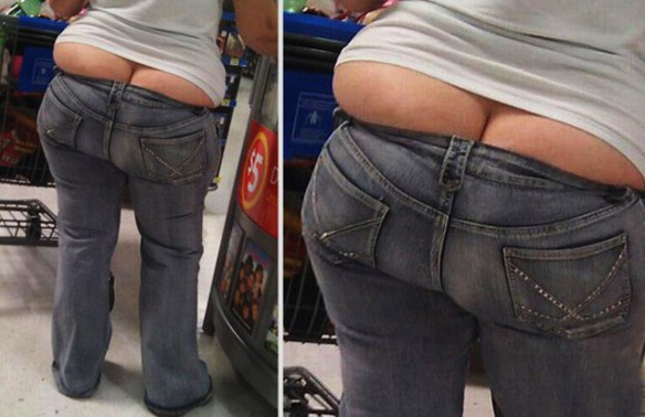 Купила джинсы на размер меньше, а попа не влезает