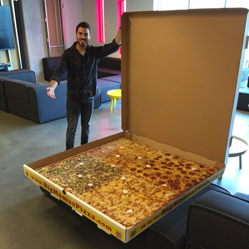 Любимый размер пиццы