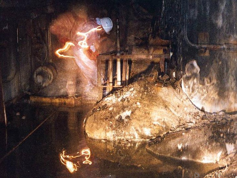Знаменитая фотография радиоактивного материала Чернобыля является селфи