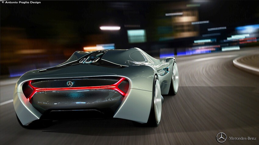 Электрический суперкар будущего от Mercedes-Benz