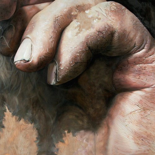Серия картин “Руки“ написанных в технике гиперреализм