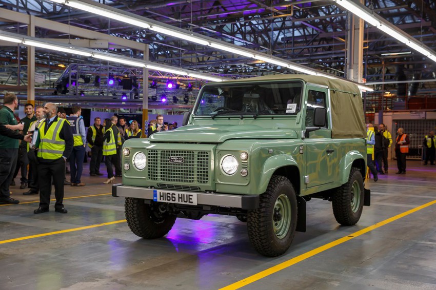 Последний серийный Land Rover Defender: