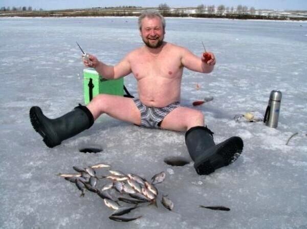 Да-да, зимняя рыбалка — это особое удовольствие и занятие не для всех.