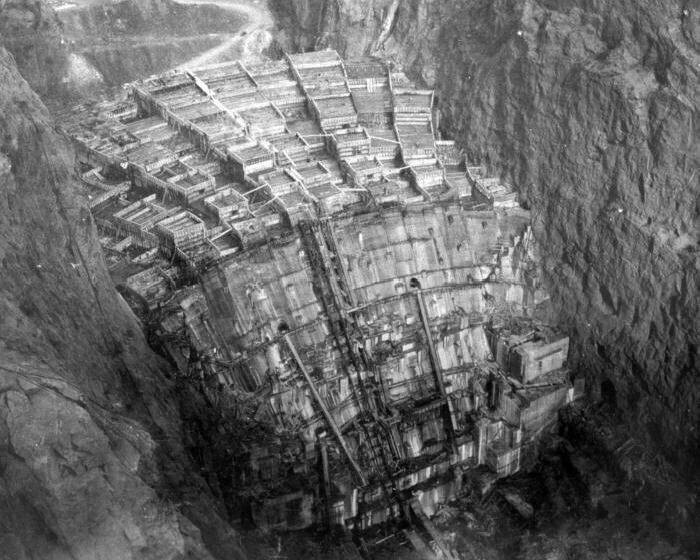 плотину Гувера, февраль 1934