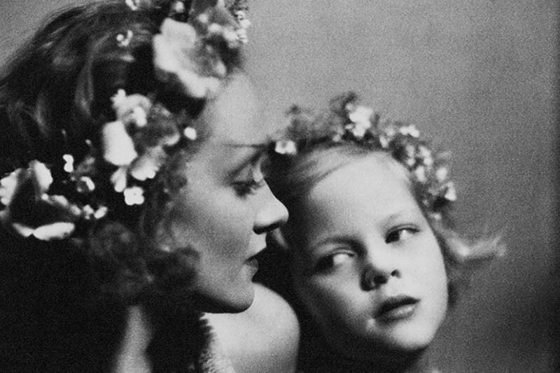 Марлен Дитрих с дочерью Марией