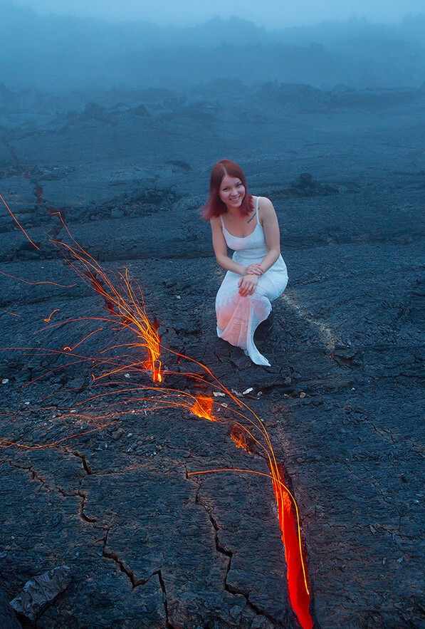 Год спустя после извержения вулкана Толбачик