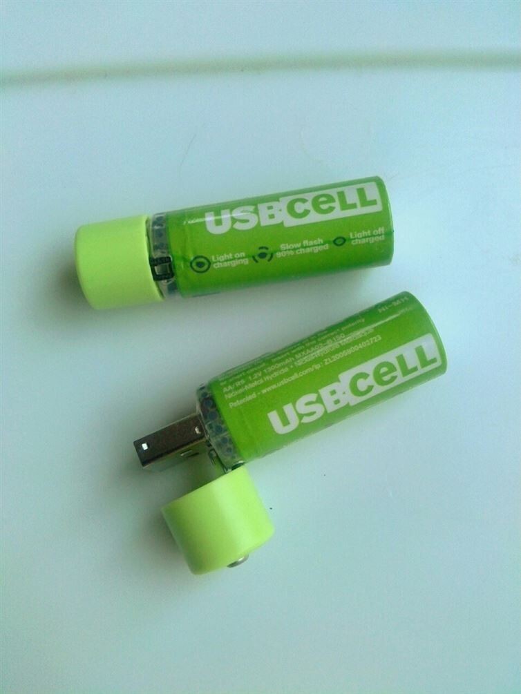 12. Батарейки, заряжающиеся от USB