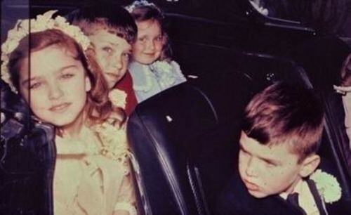  Мадонна с братьями на первом причастии, 1967 
