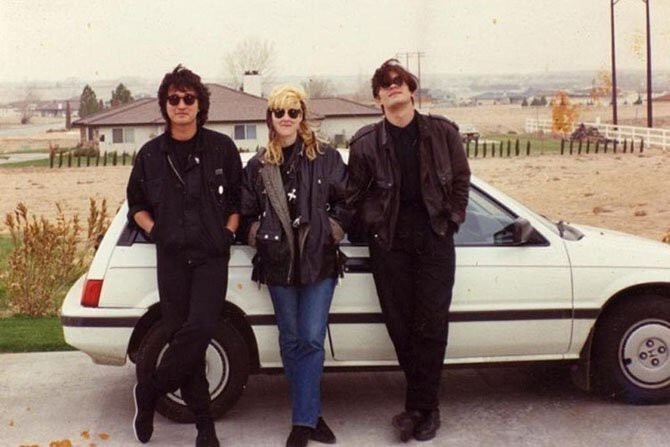 На вечно "загнивающем" западе. Виктор, Джоанна и Юрий во время поездки в США, 1989 год.