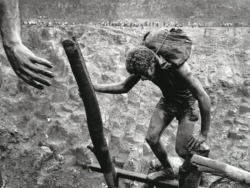 Добыча золота в Серра Пелада, Бразилия, 1980-е