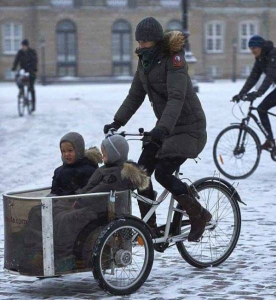 Велосипед для мамы и детей