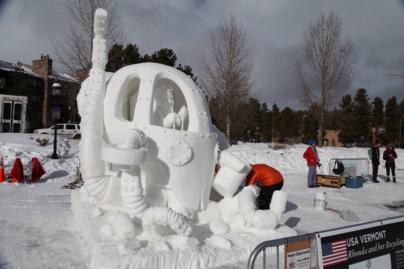 Международный фестиваль снежных скульптур в Брекенридже 