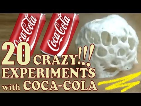 20 эспериментов с COCA COLA  