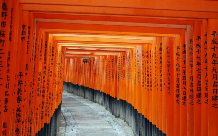 12. Дорога красных ворот Фусими Инари: лисье место, Киото