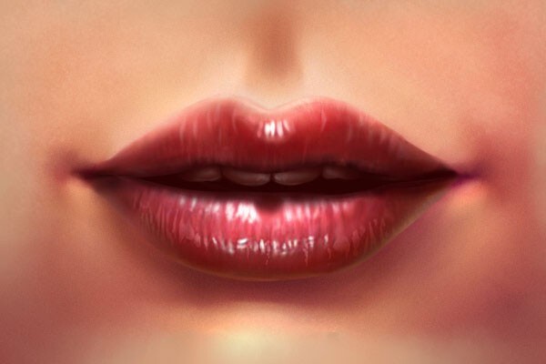 14. Как нарисовать реалистичные губы