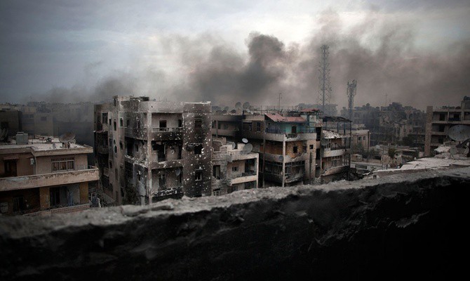 Минобороны РФ: штурмовики США в среду устроили бомбежку Алеппо