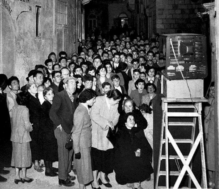 1958. Первый телевизор на Мальте. 