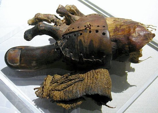 15. Самый старый протез (3000 лет)