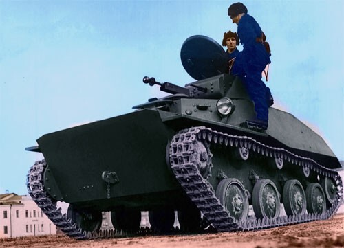 Легкий плавающий танк Т-40