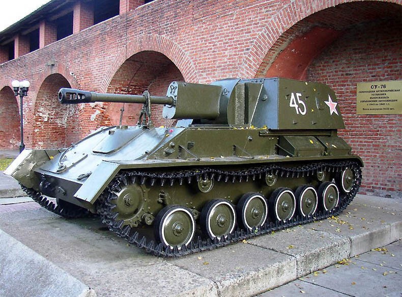 СУ-76 создана на базе танка Т-70