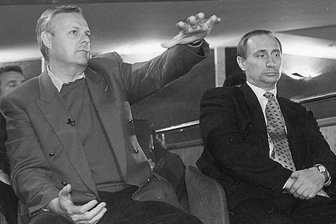 Анатолий Собчак с Владимиром Путиным