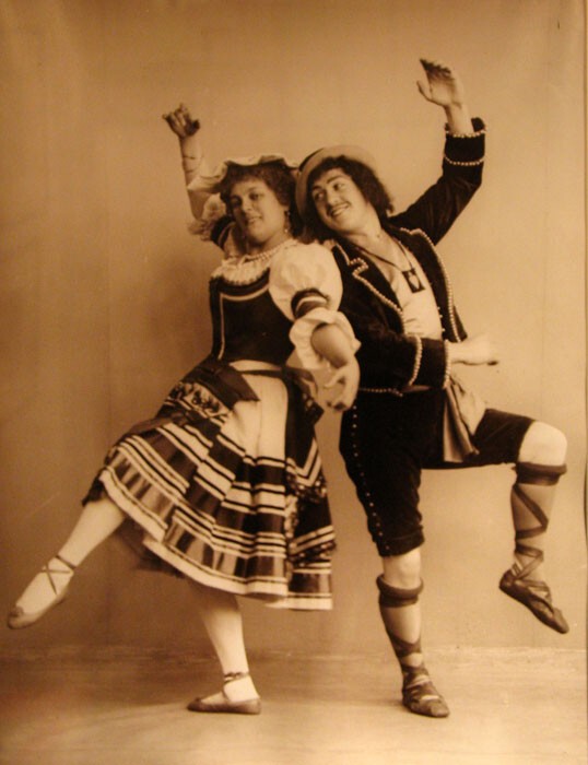 Артисты балета М.Петипа и Легат.