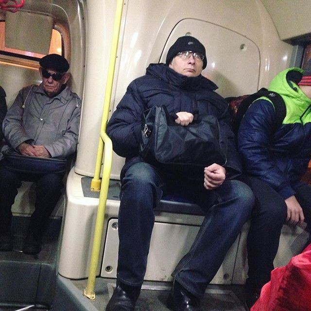 Путин тоже не брезгует общественным транспортом 