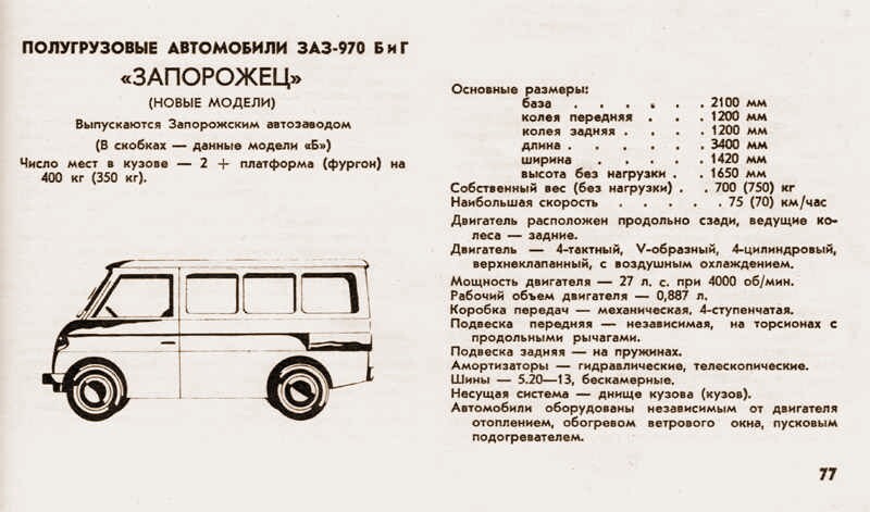 ЗАЗ-970 - попытка построить микровэн