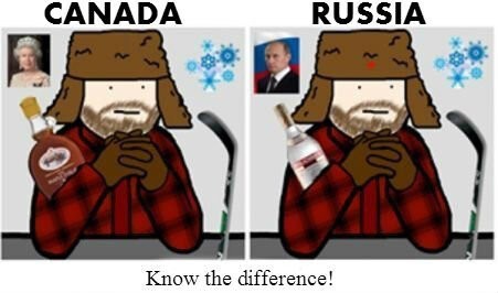 Как сами канадцы видят себя и руских...